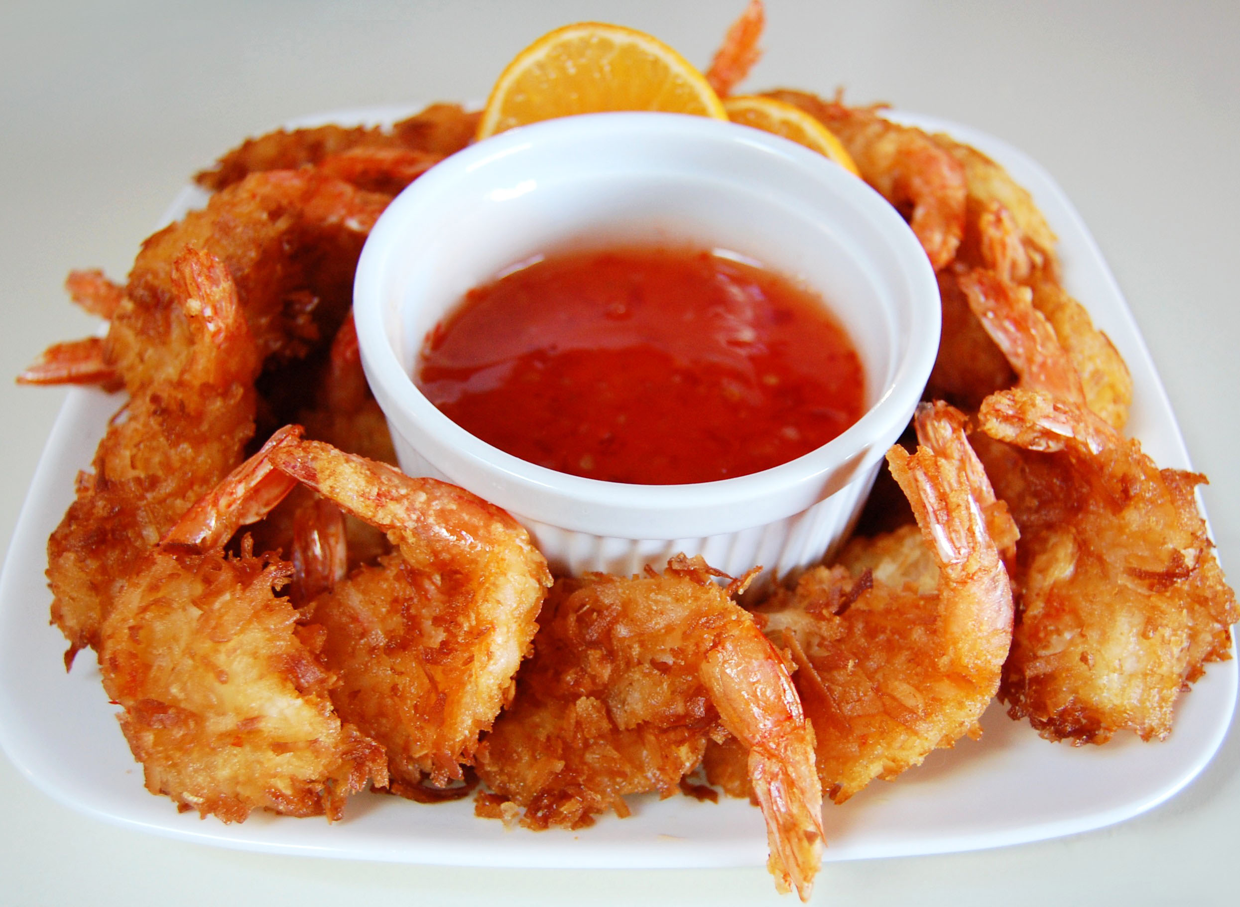 Coconut Prawns with Spicy Orange Tiger Sauce – Scratch This with Sandy