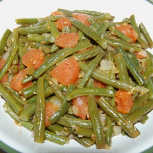 Green Beans and Tomatoes | Cooking Mamas