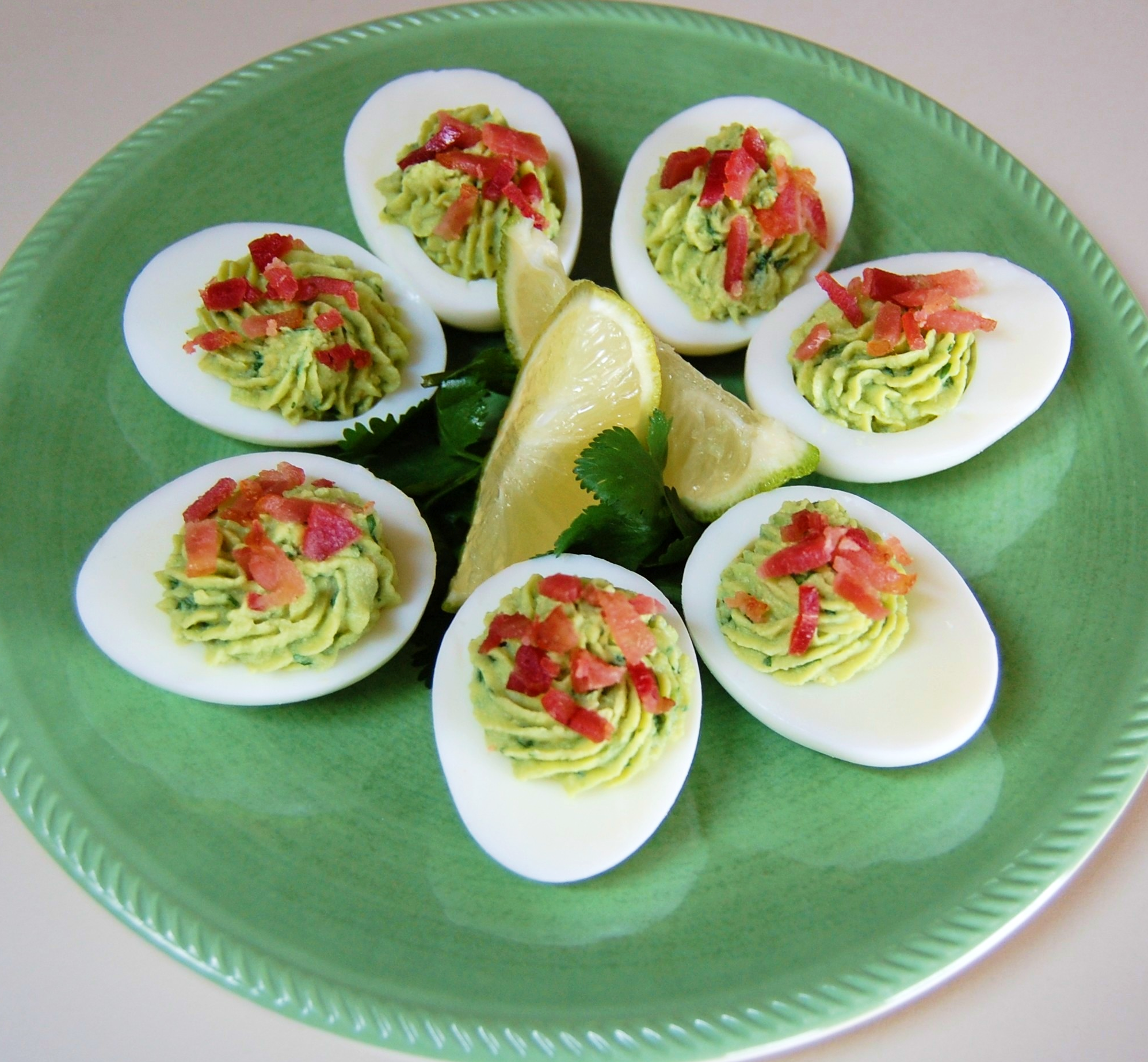 Guacamole Deviled Eggs Recipe