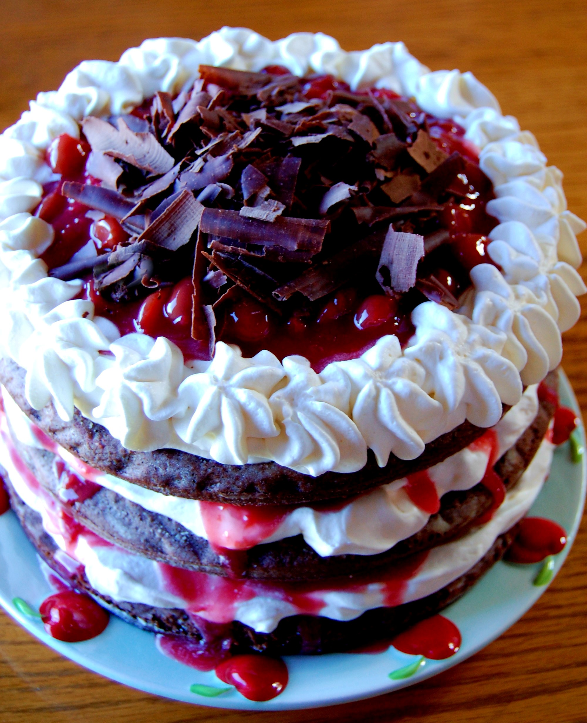 Easy Black Forest Cake - Chocolate with Grace