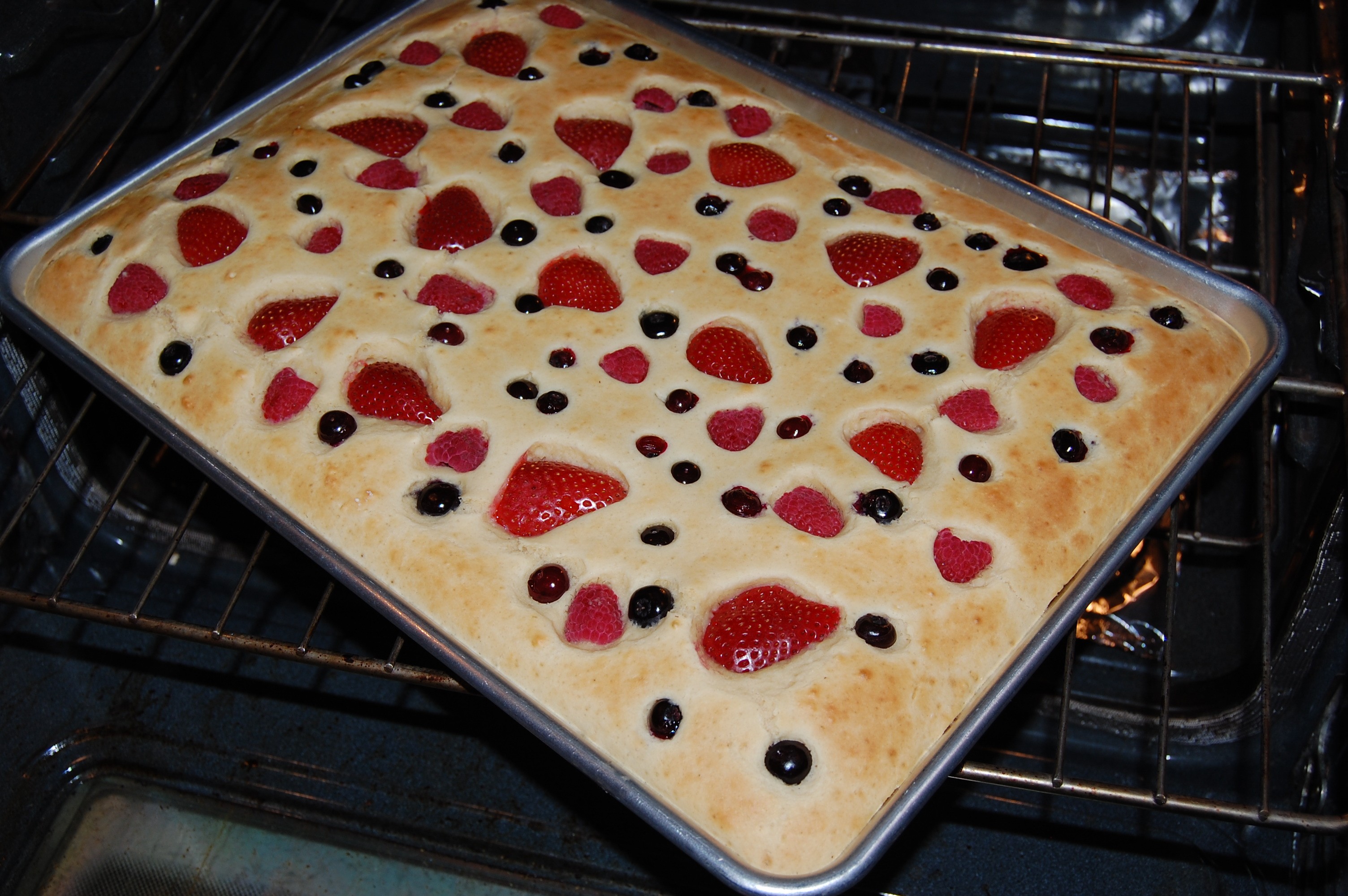 Strawberry Sheet-Pan Pancakes