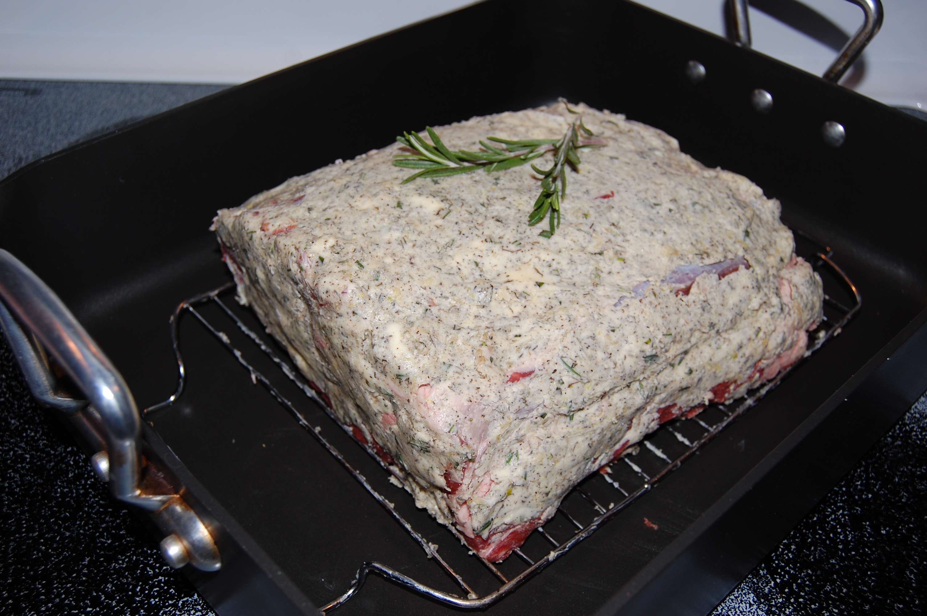 Prime Rib with Garlic Herb Butter