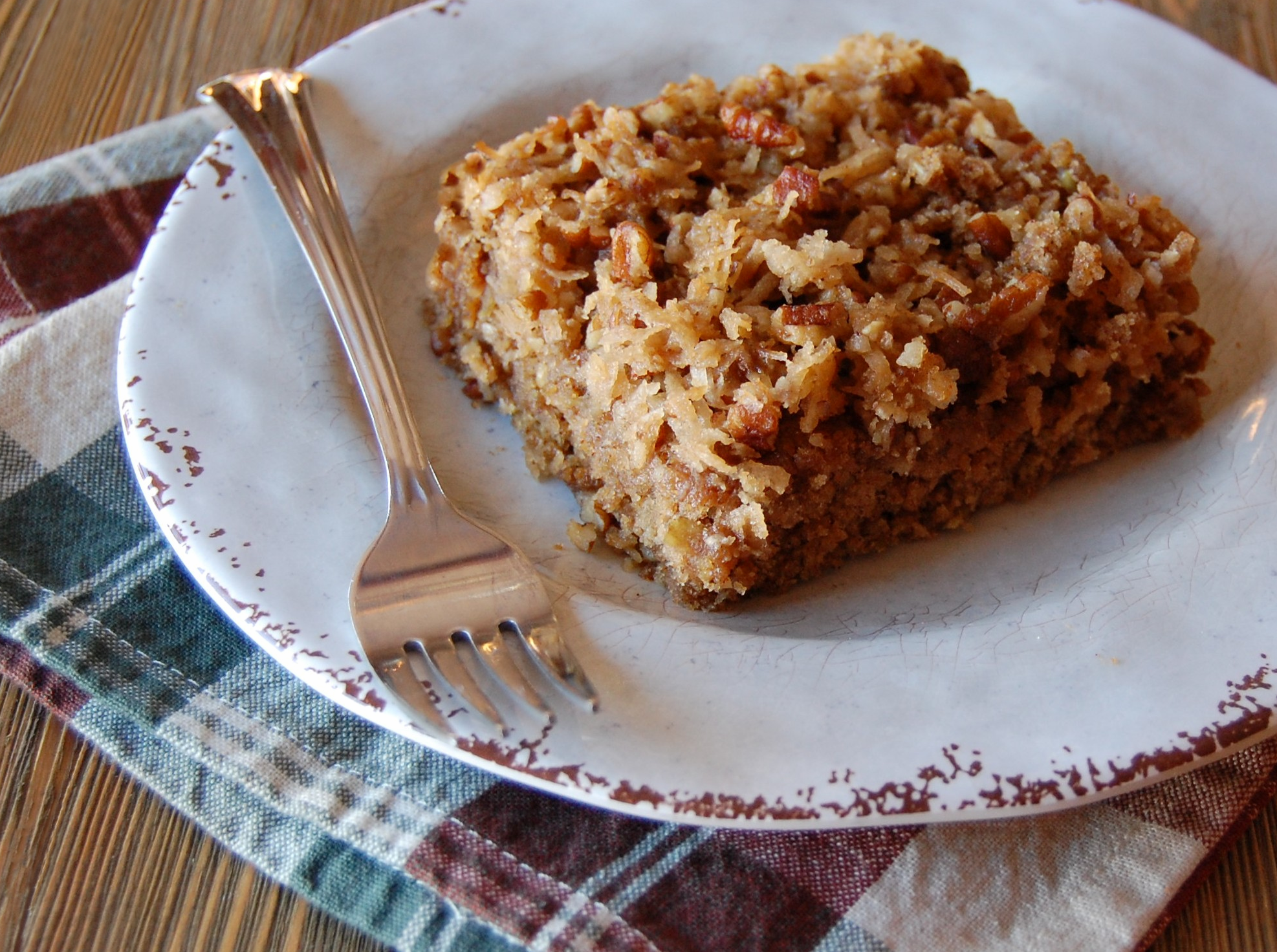 Healthy Vegan Carrot Cake Baked Oatmeal - Running on Real Food