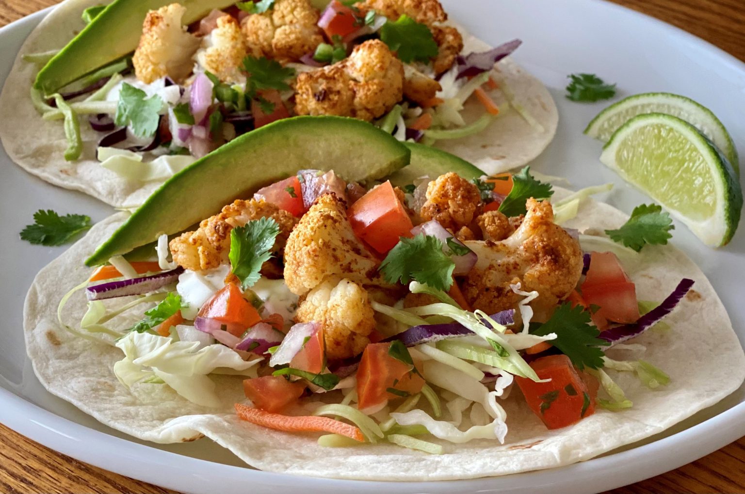 Roasted Cauliflower Tacos | Cooking Mamas