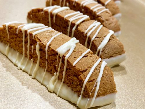 The Best Gingerbread Biscotti Recipe - One Sweet Appetite