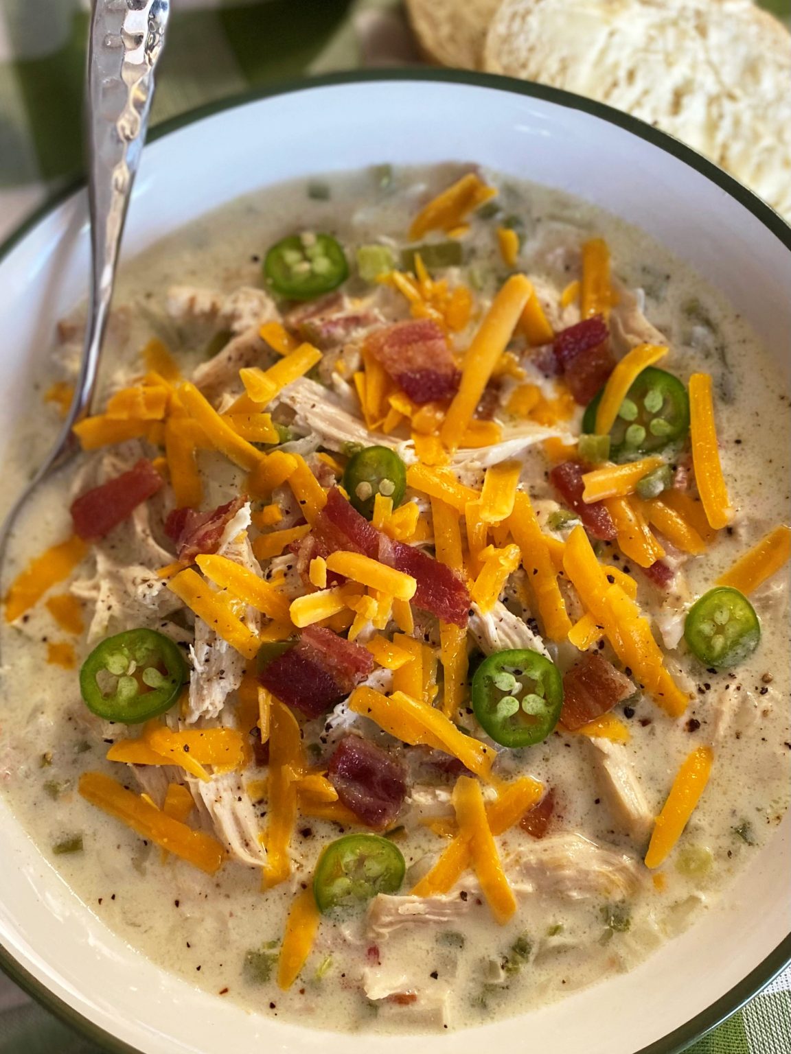 Jalapeno Popper Chicken Soup | Cooking Mamas