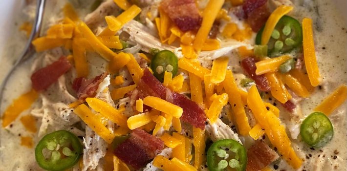 Jalapeno Popper Chicken Soup