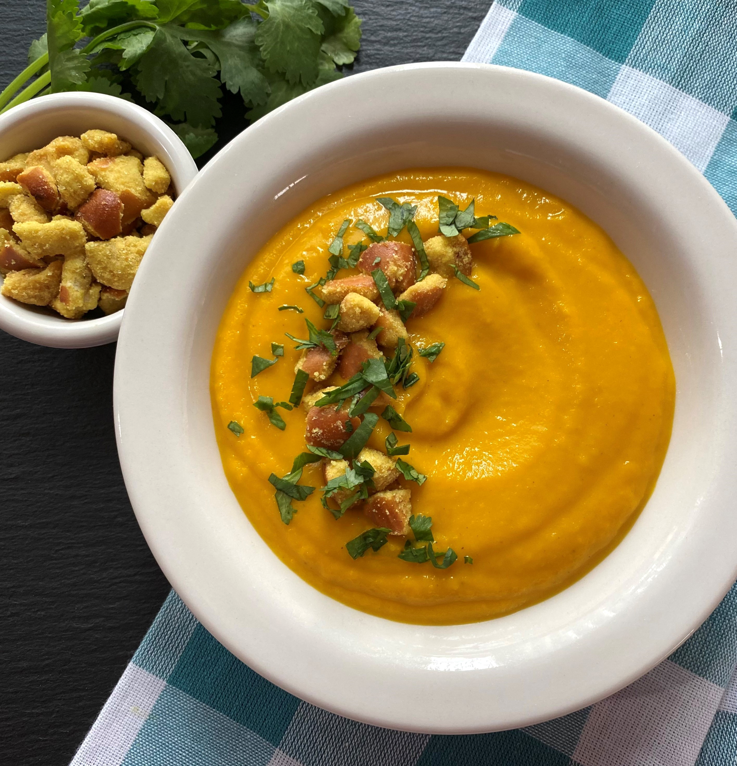 Creamy carrot soup recipe